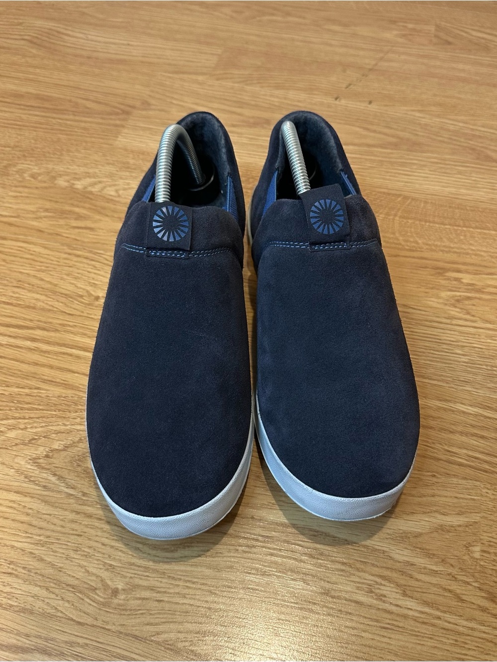 UGG Men's Freamon HyperWeave Navy Suede Slip On Loafer Shoes 1017266 Size 10